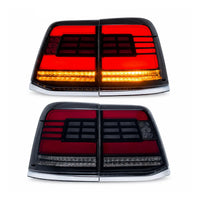 2008-2015 Toyota Land Cruiser 200 Sequential LED Tail Lights Assembly — main product view — T-LC200-08-SR