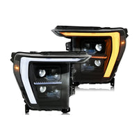 2021-2023 Ford F-150 LED Dual Projector Headlights — main product view — H-F150-21-HAL H-F150-21-LED
