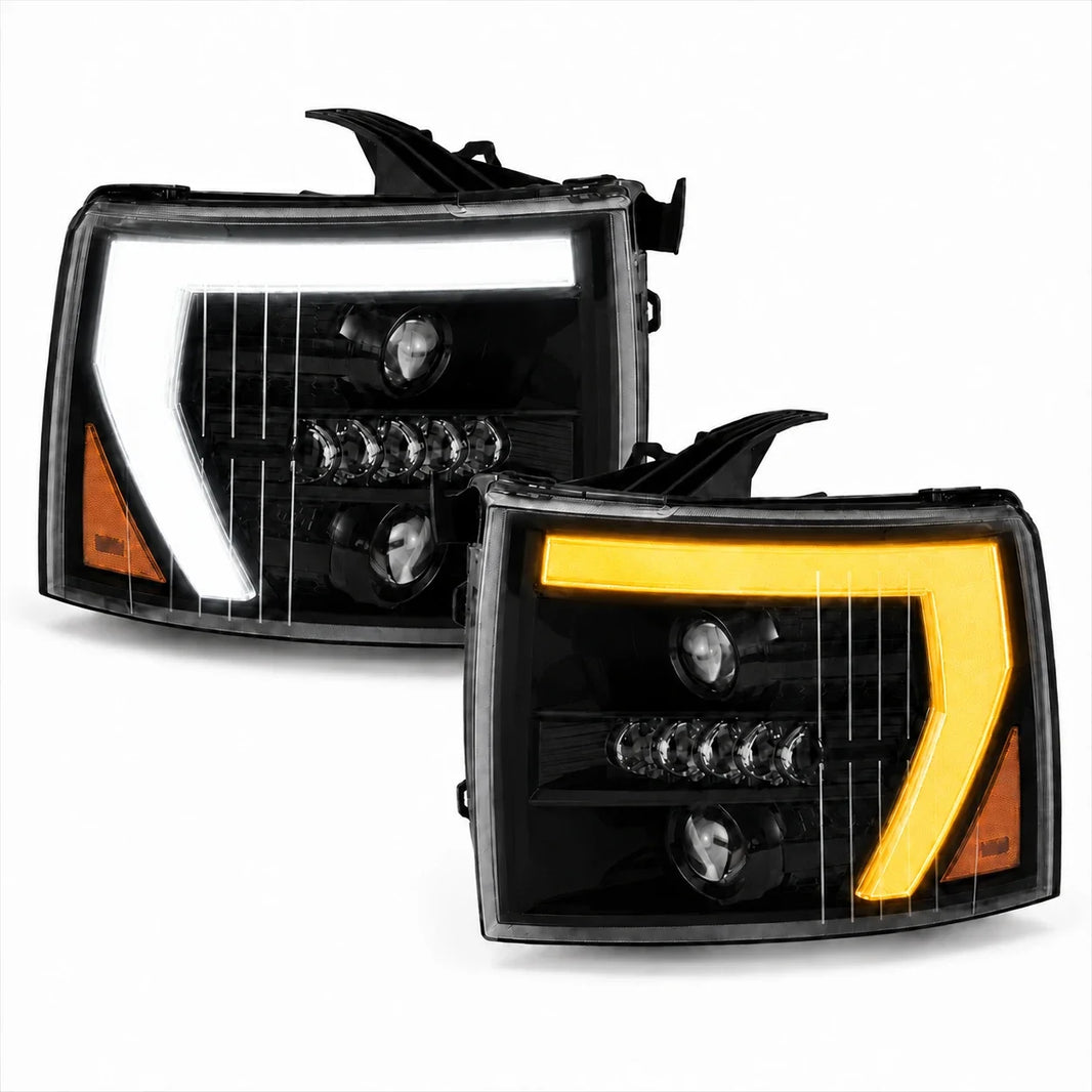 2007-2013 Chevrolet Silverado 1500 & 2007-2014 2500HD/3500HD LED Dual Projector Headlights installation guide