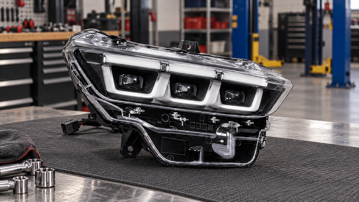 2024-2026 Ford Mustang S650 LED Triple Projector Headlights Installation Guide
