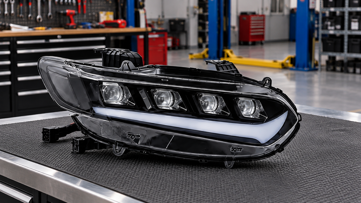 2018-2022 Honda Accord 10th Gen LED Quad Projector Headlights | Wing DRL Installation Guide
