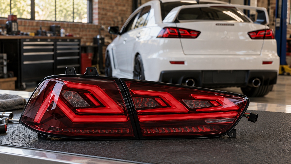 2008-2018 Mitsubishi Lancer / EVO X Sequential LED Tail Lights Installation Guide