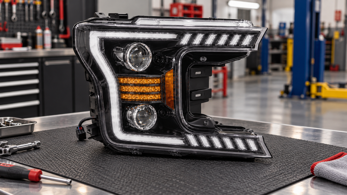 2018-2020 Ford F-150 LED Dual Projector Headlights | C-Shaped DRL Installation Guide