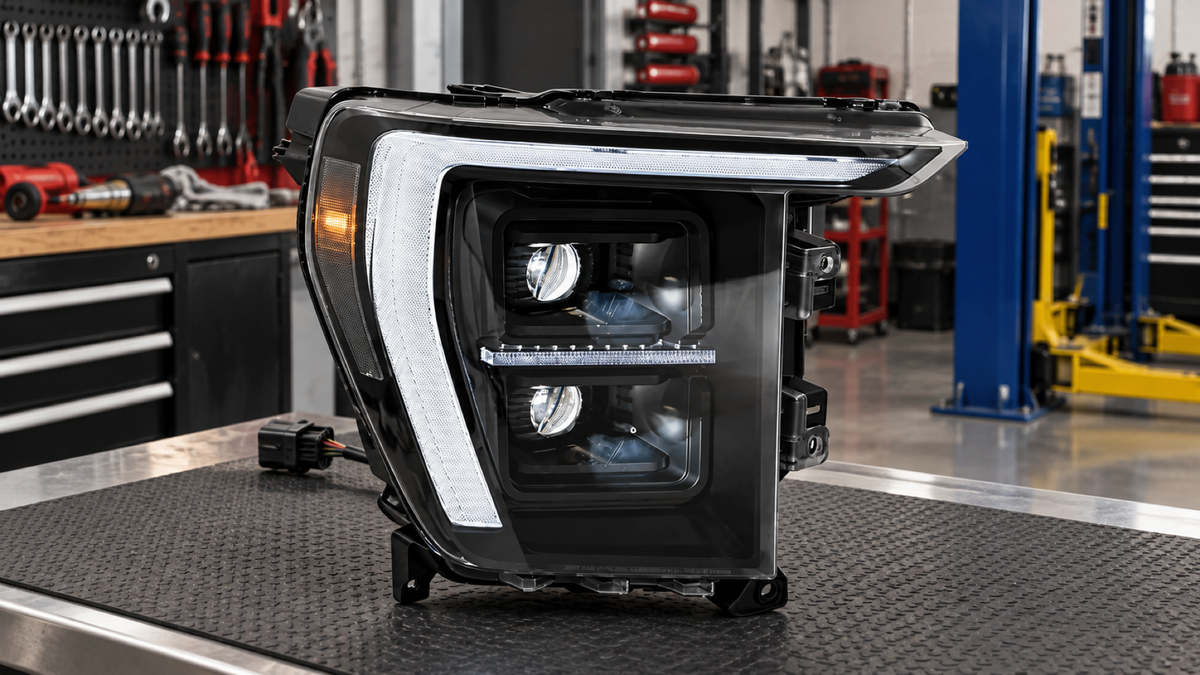 2021-2023 Ford F-150 LED Dual Projector Headlights | Switchback DRL Installation Guide