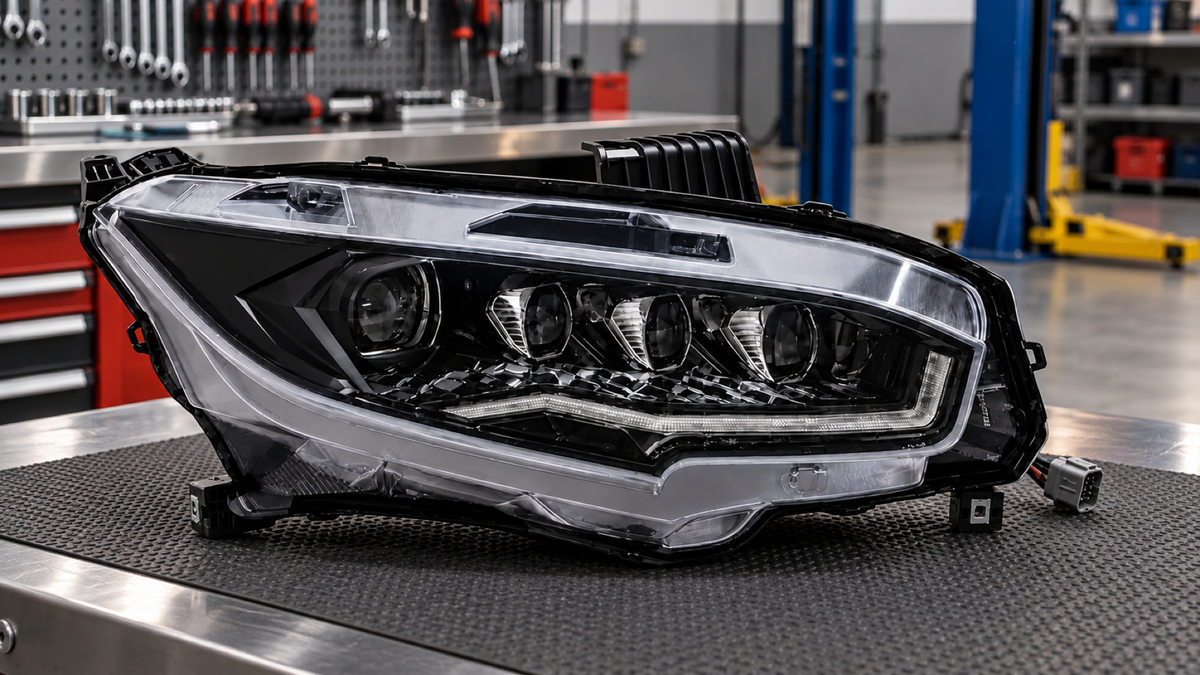 2016-2021 Honda Civic 10th Gen LED Quad Projector Headlights Installation Guide