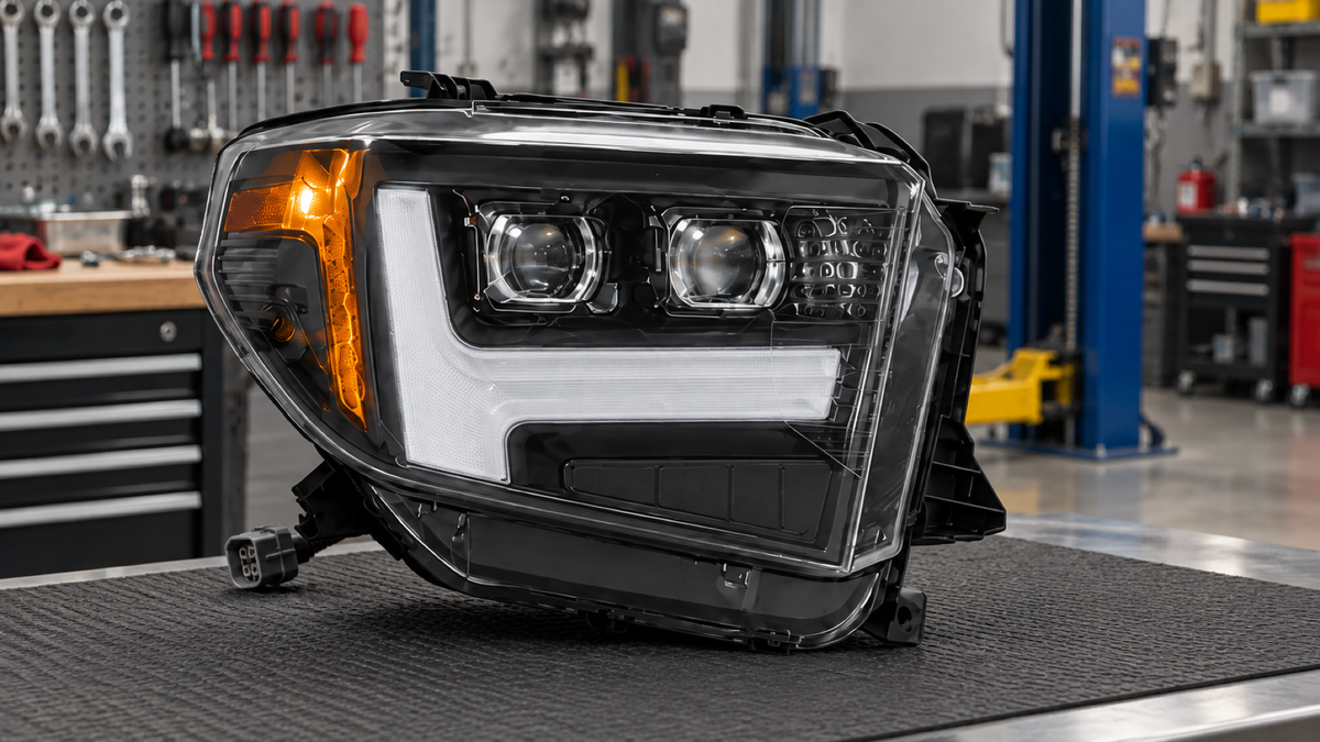 2014-2021 Toyota Tundra LED Dual Projector Headlights | Switchback DRL Installation Guide