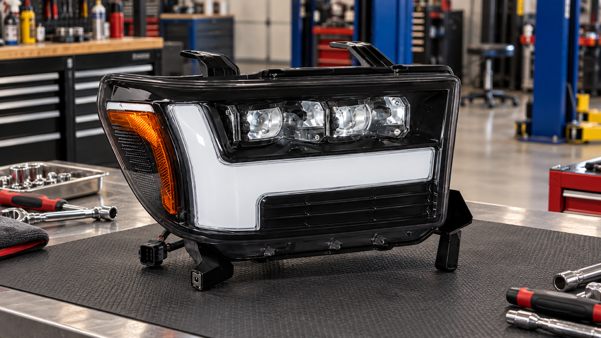 2007-2013 Toyota Tundra & 2008-2017 Sequoia LED Projector Headlights | Switchback DRL Installation Guide
