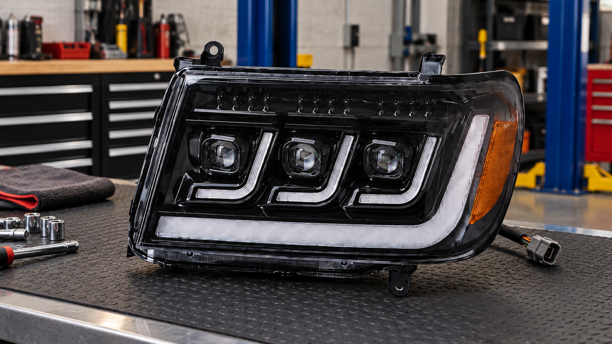 2006-2007 Toyota Land Cruiser 100 LED Triple Projector Headlights Installation Guide
