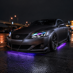 2006-2013 Lexus IS250 / IS350 / IS-F LED Triple Projector Headlights — product view 19 - H-IS06-CRGB