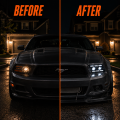 2010-2014 Ford Mustang LED Dual Projector Headlights — product view 3