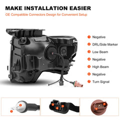 2009-2014 Ford F-150 LED Dual Projector Headlights-4