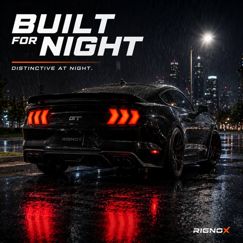 2015-2023 Ford Mustang S550 Sequential LED Tail Lights — product view 42 - T-MUS15-CW