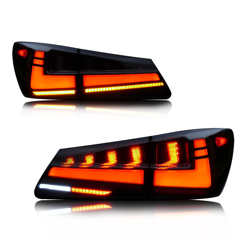 2006-2013 Lexus IS250 / IS350 / IS F LED Tail Lights | RGB or Smoke, Sequential-2