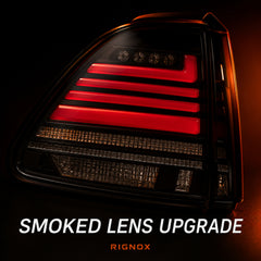 1998-2003 Lexus RX300 Sequential LED Tail Lights — smoked smoked lens style - T-RX98-SR