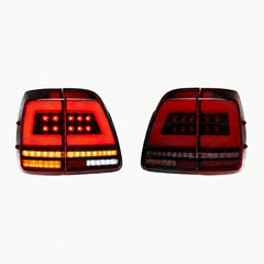 1998-2007 Toyota Land Cruiser 100 Sequential LED Tail Lights Assembly — main product view — T-LC100-98-RW