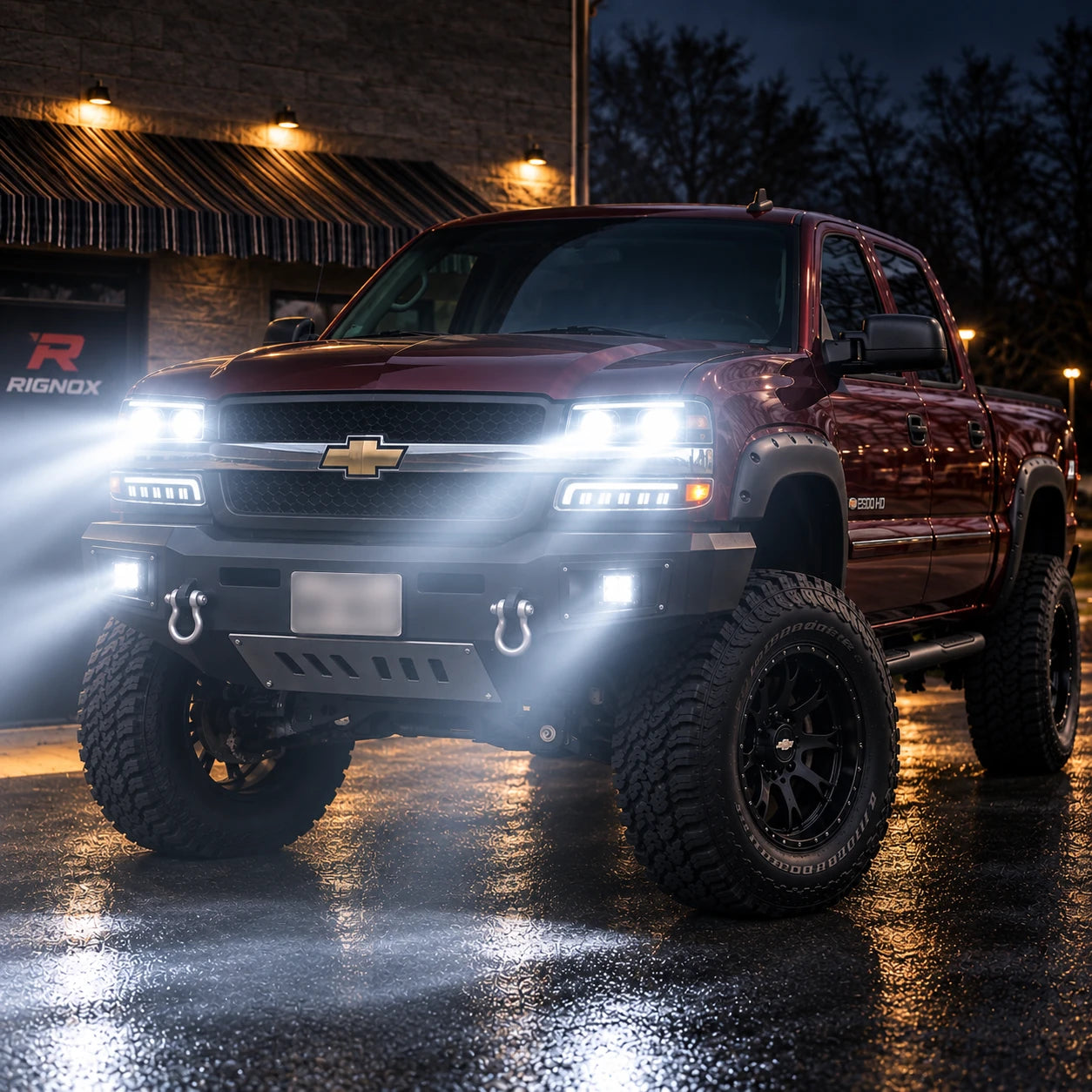 1999-2002 Chevrolet Silverado & 2000-2006 Tahoe / Suburban LED Dual Projector Headlights — own the night — H-SIL99