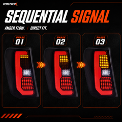 1999-2004 Jeep Grand Cherokee Sequential LED Tail Lights — T-JP99