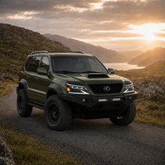 2003-2009 Lexus GX470 LED Triple Projector Headlights Assembly — outstanding sunset look — H-GX470-03