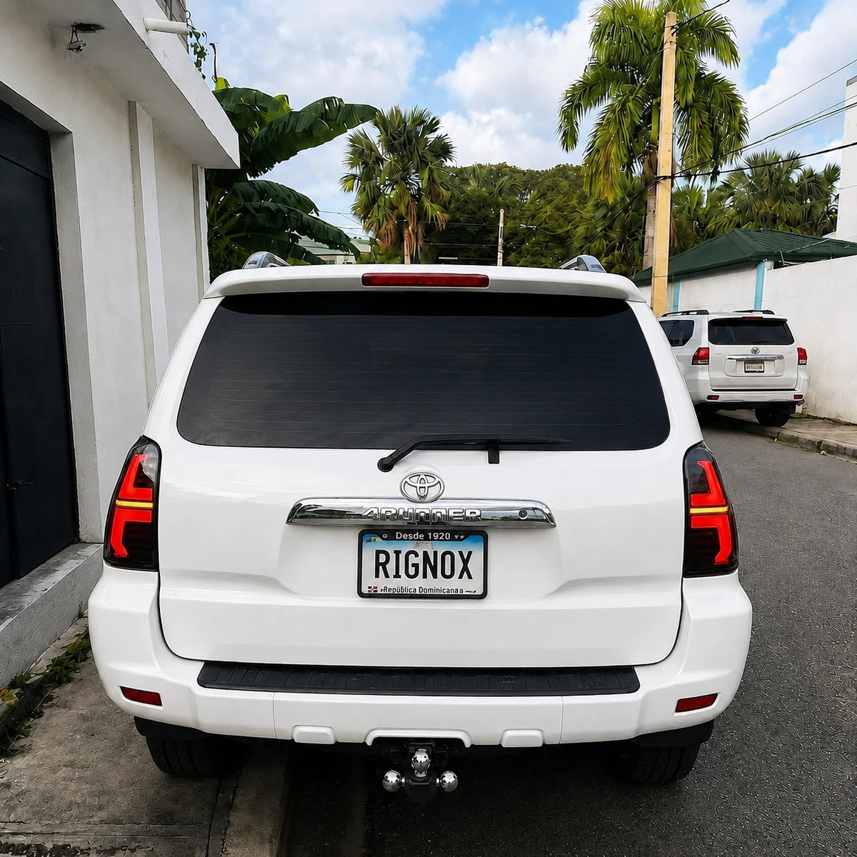2003-2009 Toyota 4Runner Sequential LED Tail Lights — parking on street — T-4RN03-H