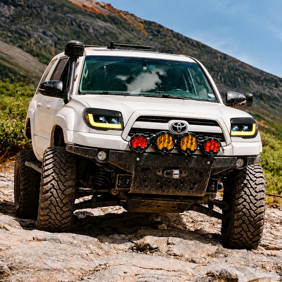 2006-2009 Toyota 4Runner LED Dual Projector Headlights —conquer the wild — H-4RN06-BK