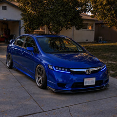 2006-2011 Honda Civic 8th Gen Sedan LED Multi Projector Headlights — running light on — H-CIV8-4P-RGB