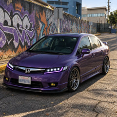2006-2011 Honda Civic 8th Gen Sedan LED Multi Projector Headlights — turn heads — H-CIV8-4P-RGB