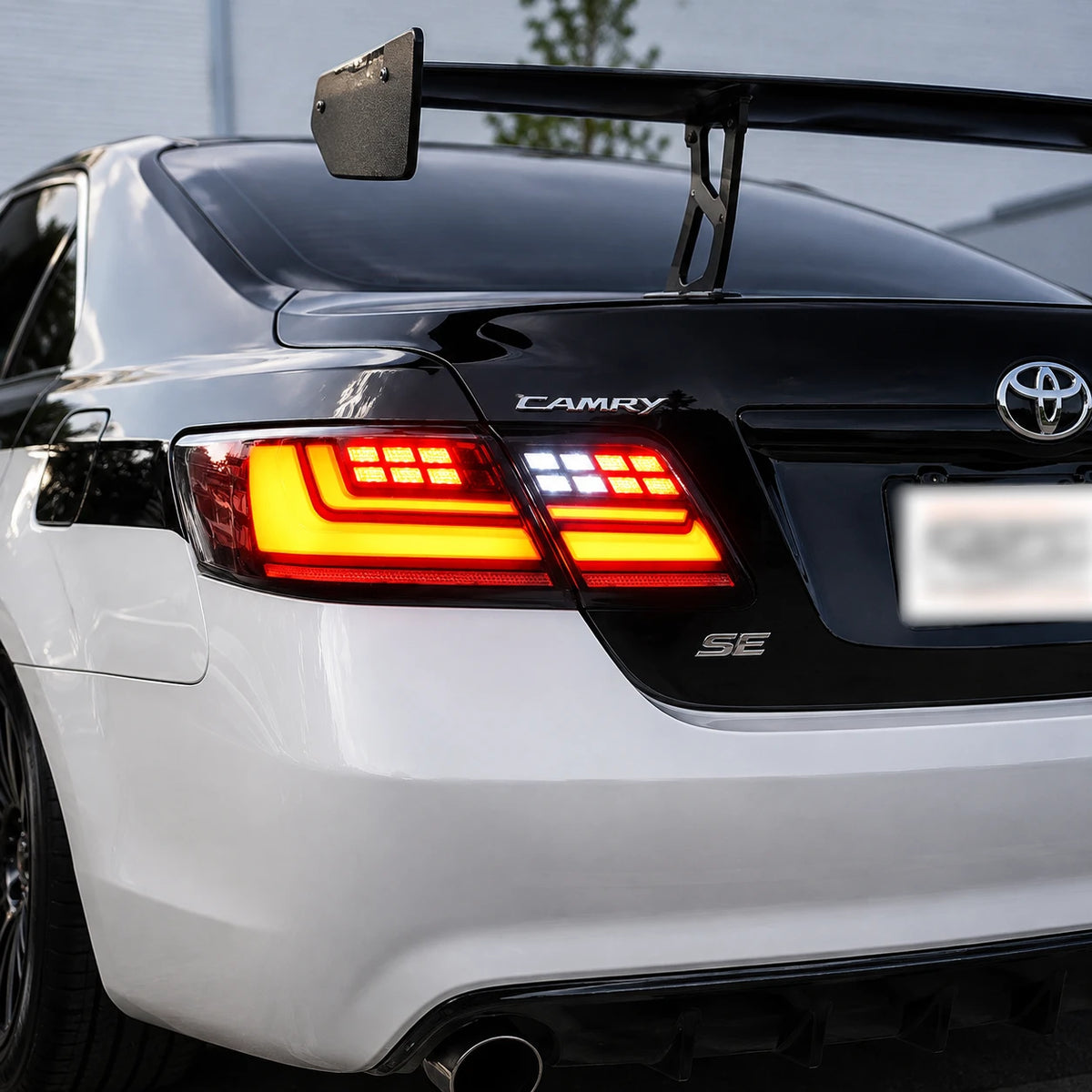 2007-2011 Toyota Camry XV40 Sequential LED Tail Lights Assembly — upgraded rear end — T-CAM07-DL-SR