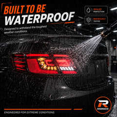 2007-2011 Toyota Camry XV40 Sequential LED Tail Lights Assembly — waterproof test — T-CAM07-C-SR