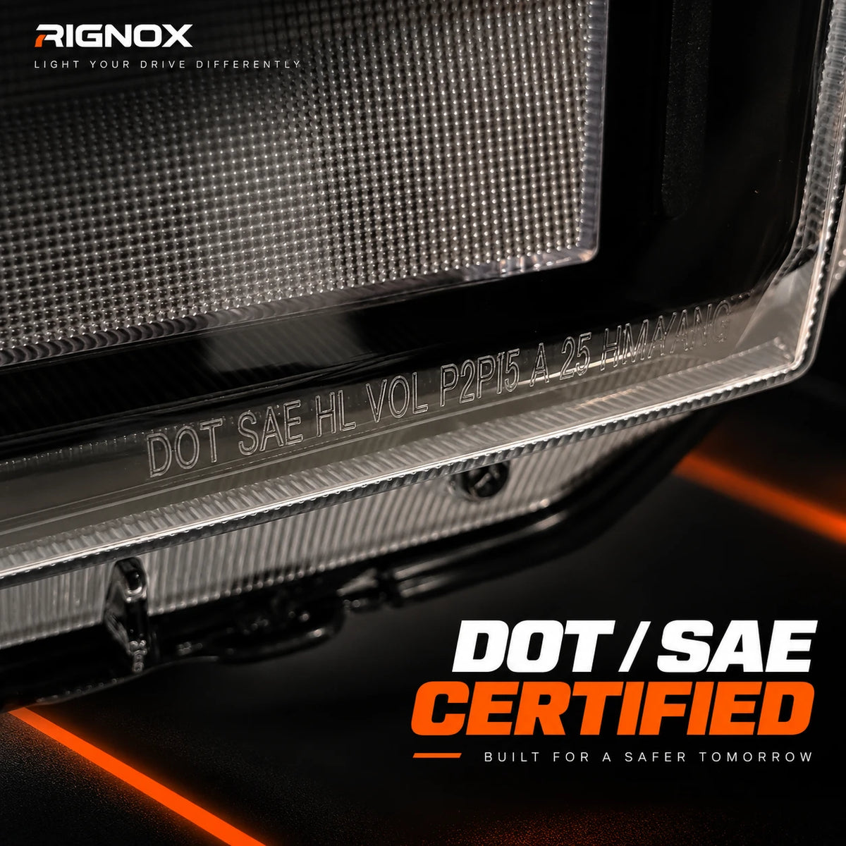 2007-2013 Toyota Tundra & 2008-2017 Sequoia LED Triple Projector Headlights — DOT SAE certified detail — H-TUN07-3P