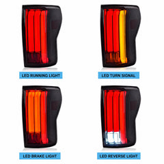 2007-2013 Toyota Tundra Sequential LED Tail Lights — smoked function02