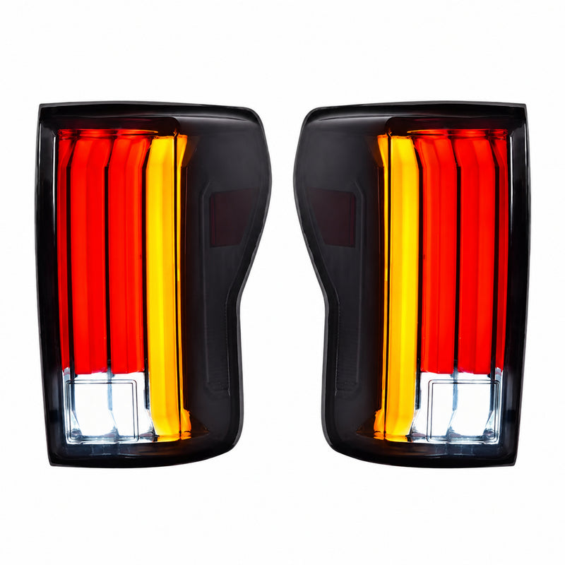 2007-2013 Toyota Tundra Sequential LED Tail Lights — smoked main01