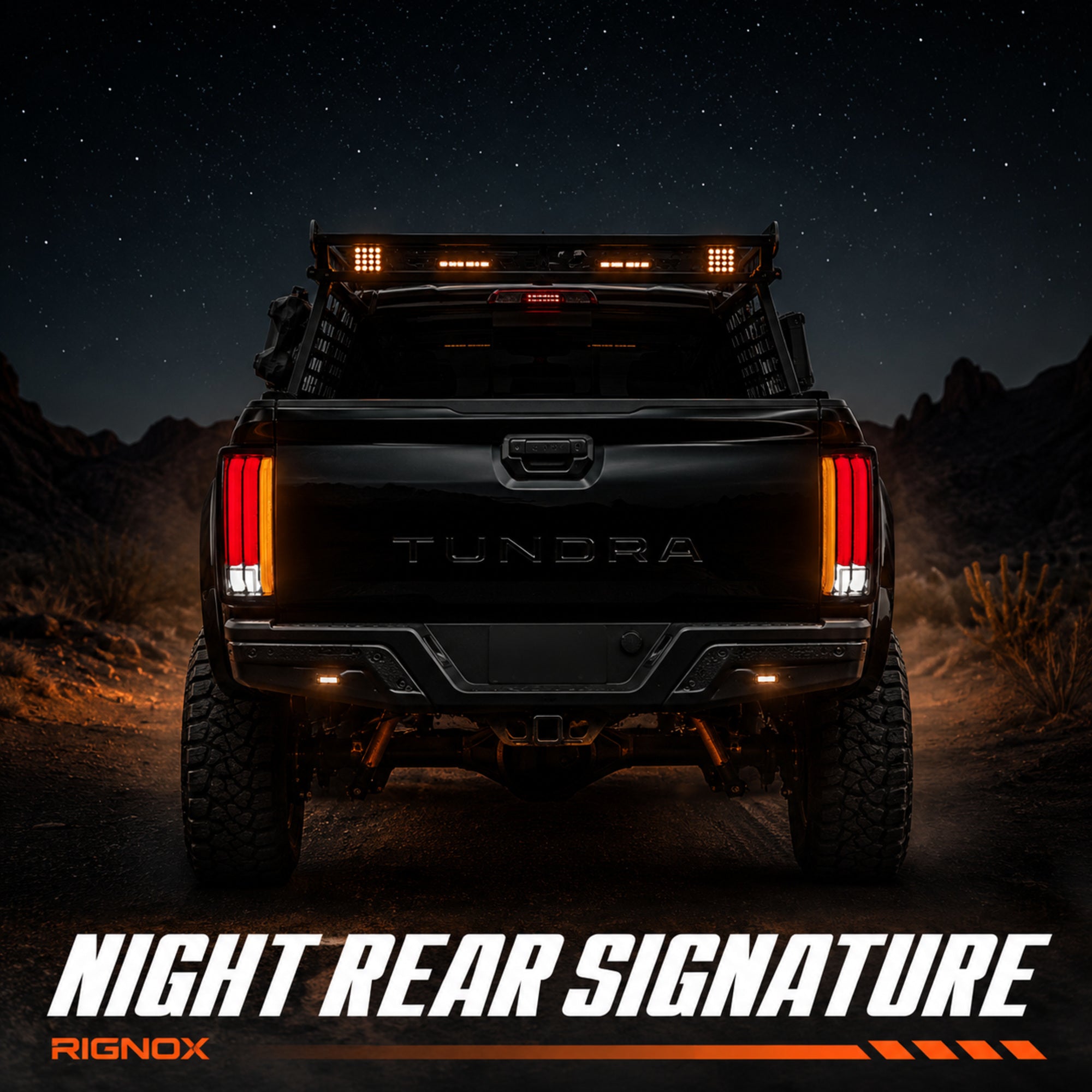 2007-2013 Toyota Tundra Sequential LED Tail Lights — smoked scene07