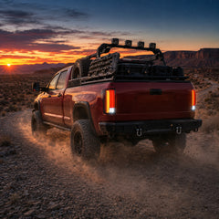 2007-2013 Toyota Tundra Sequential LED Tail Lights — smoked scene08
