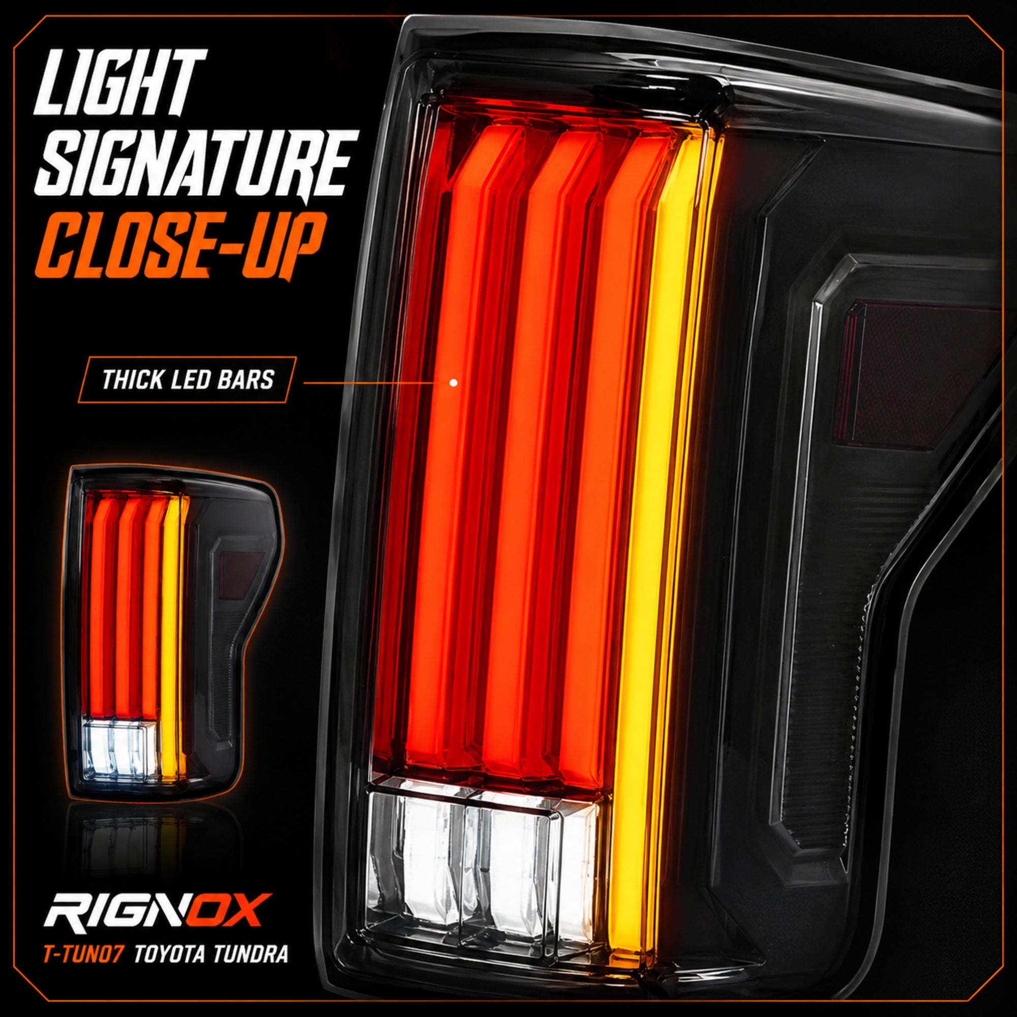 2007-2013 Toyota Tundra Sequential LED Tail Lights — smoked supplement02