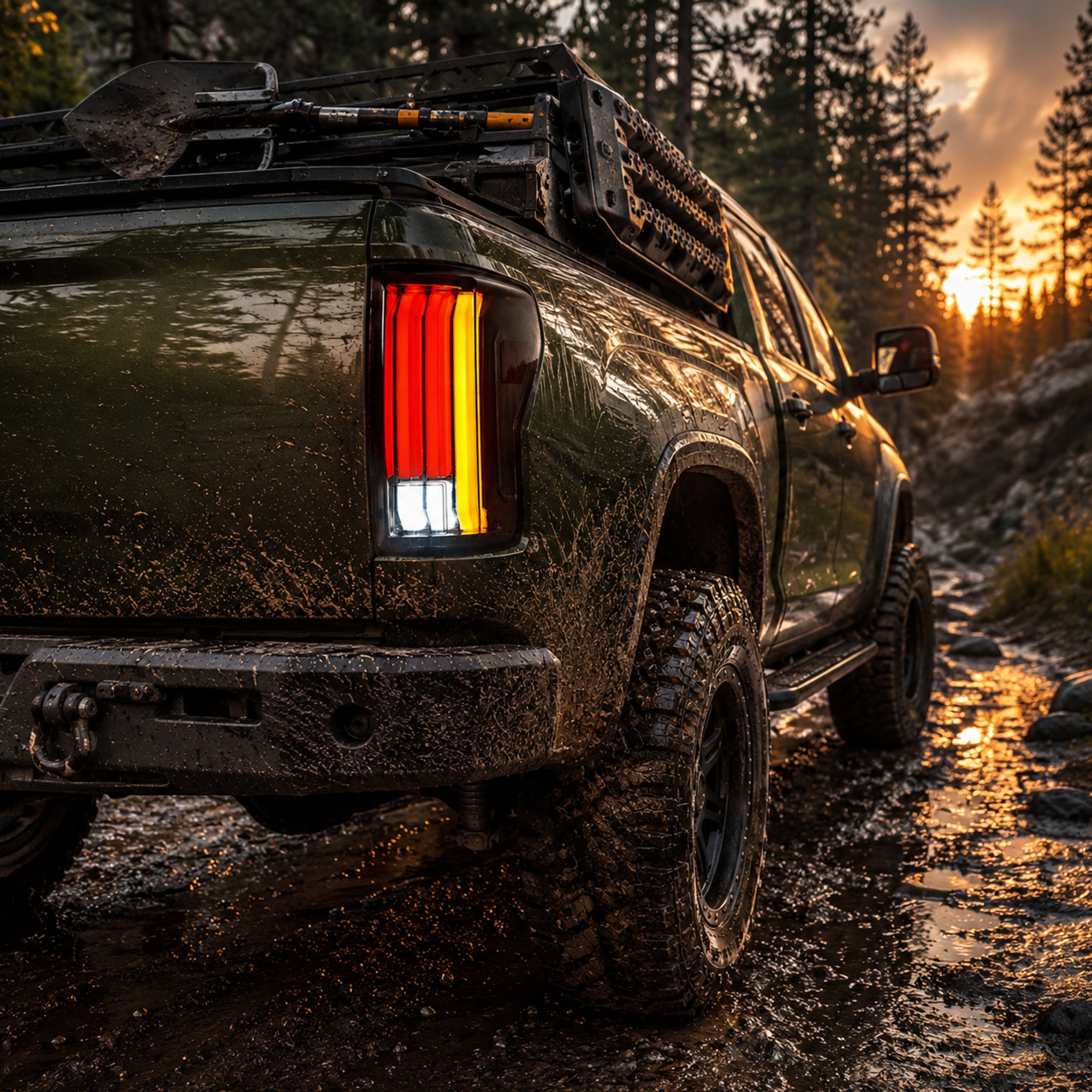 2007-2013 Toyota Tundra Sequential LED Tail Lights — product view 6