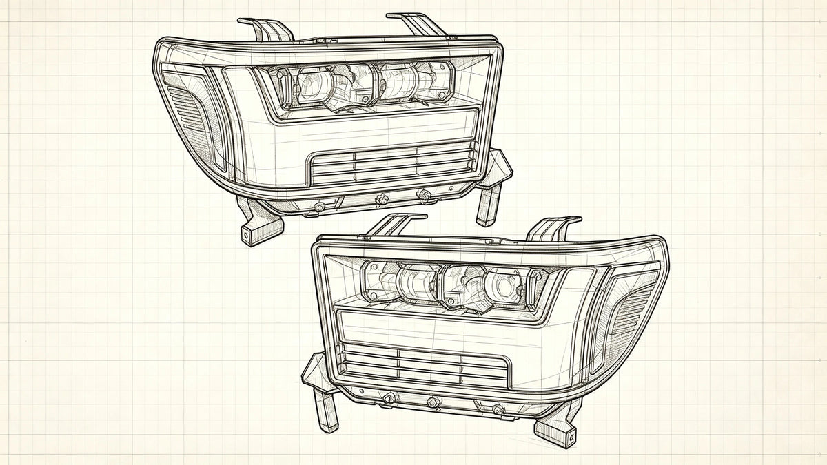 2007-2013 Toyota Tundra & 2008-2017 Sequoia LED Projector Headlights Assembly