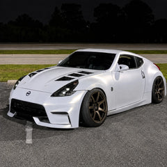 2008-2021 Nissan 370Z Z34 LED Triple Projector Headlights — night low beam — H-370Z