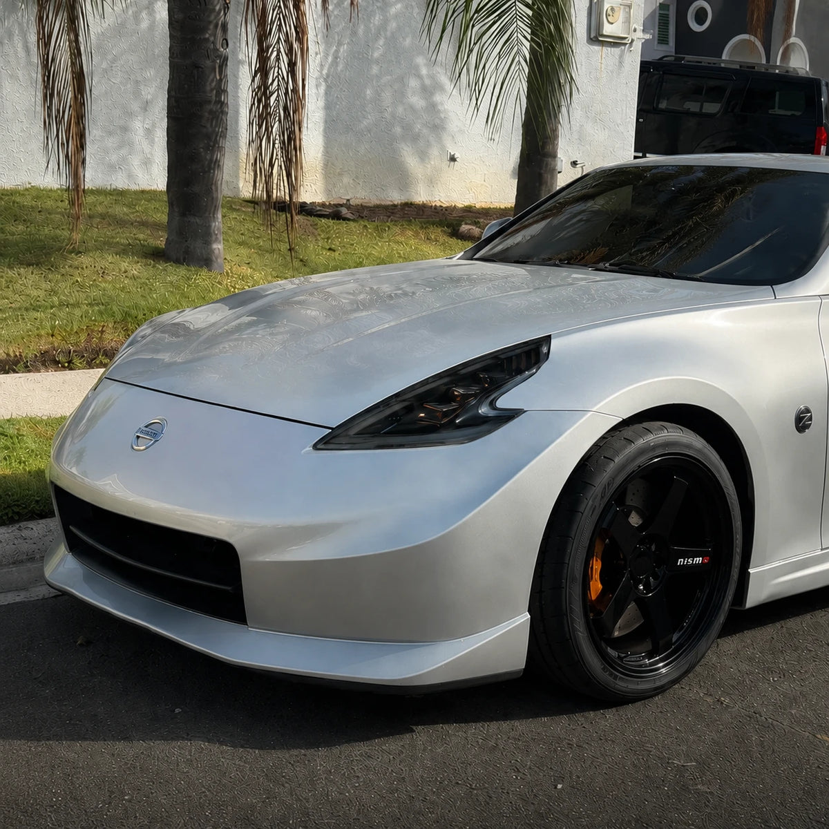 2008-2021 Nissan 370Z Z34 LED Triple Projector Headlights — parking in street — H-370Z