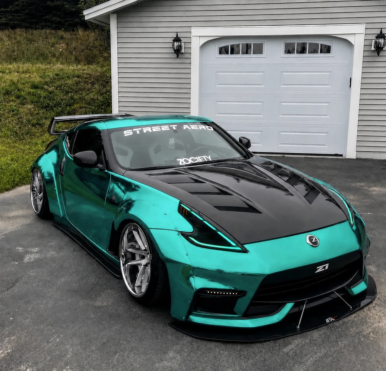 2008-2021 Nissan 370Z Z34 LED Triple Projector Headlights — upgraded rgb looking — H-370Z08-RGB