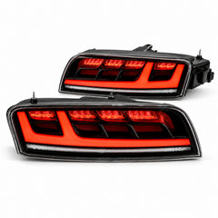 2008-2016 Audi R8 Sequential LED Tail Lights — clear white white background main - T-R8-08-CW