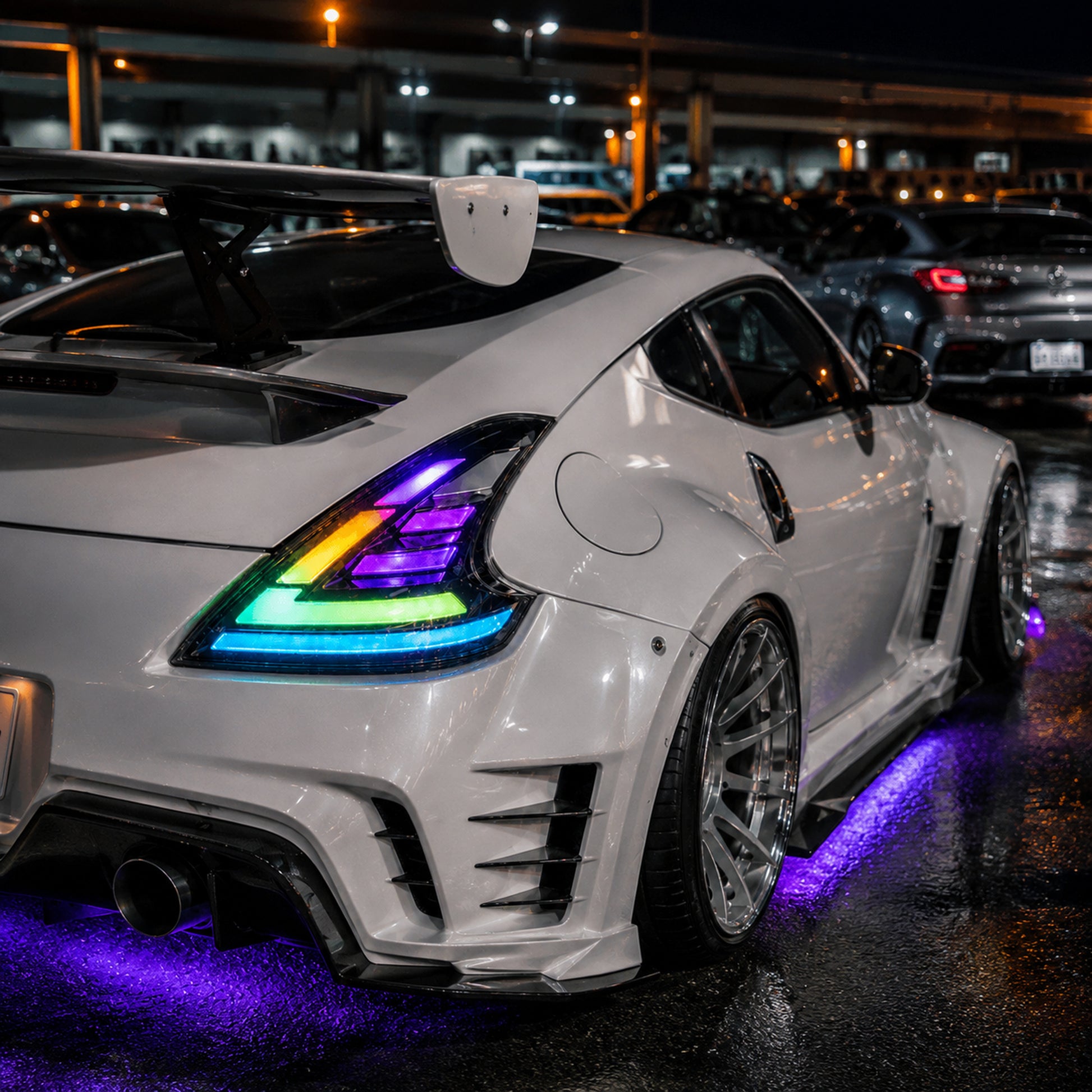 2008-2021 Nissan 370Z Z34 Sequential LED Tail Lights — RGB car meet - T-370Z-CRGB