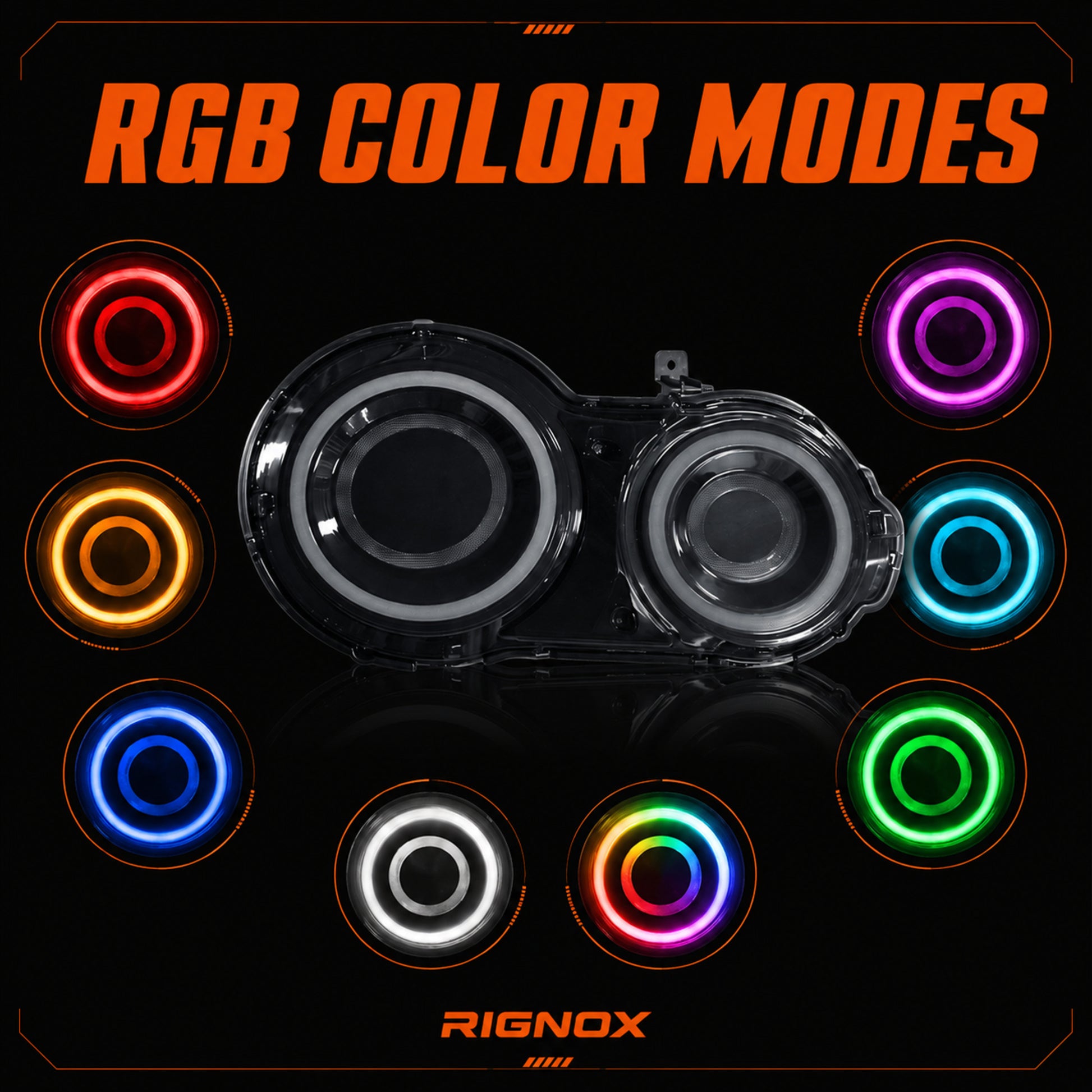 2008-2024 Nissan GT-R R35 Sequential LED Tail Lights — smoke white sequential function10 - T-GTR-SRGB