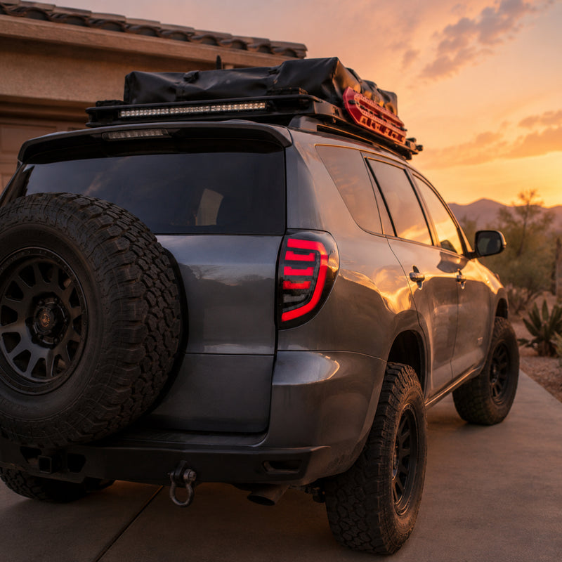 2009-2012 Toyota RAV4 Sequential LED Tail Lights — smoked driveway sunset build - T-RAV4-09-SR