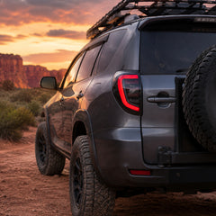2009-2012 Toyota RAV4 Sequential LED Tail Lights — smoked sequential canyon driveway dusk - T-RAV4-09-SR