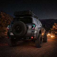 2009-2012 Toyota RAV4 Sequential LED Tail Lights — smoked sequential LED night off road distance lifted tires - T-RAV4-09-SRGB