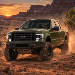 2009-2014 Ford F-150 & SVT Raptor (12th Gen) LED Projector Headlights Assembly — Pair — Off-road vehicle display — H-F150-09-Q