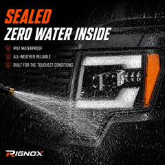 2009-2014 Ford F-150 LED Dual Projector Headlights — waterproof — H-F150-09