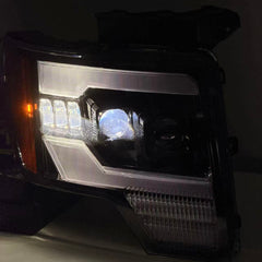 2009-2014 Ford F-150 LED Dual Projector Headlights — low beam — H-F150-09