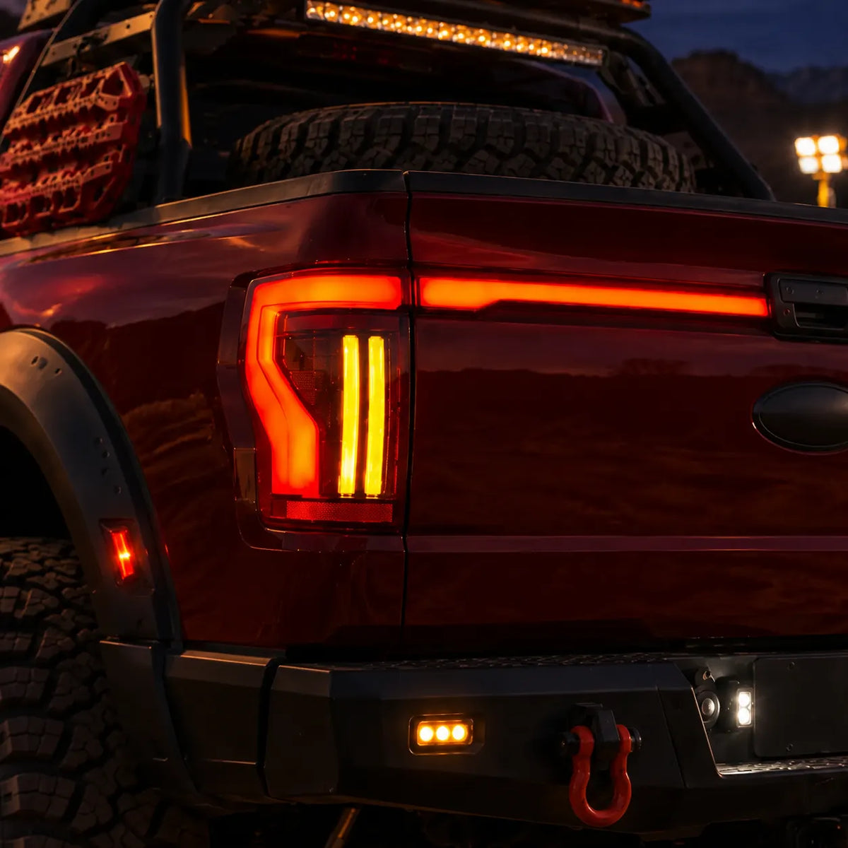 2009-2014 Ford F-150 Sequential LED Tail Lights — lights close — T-F150-09-TG
