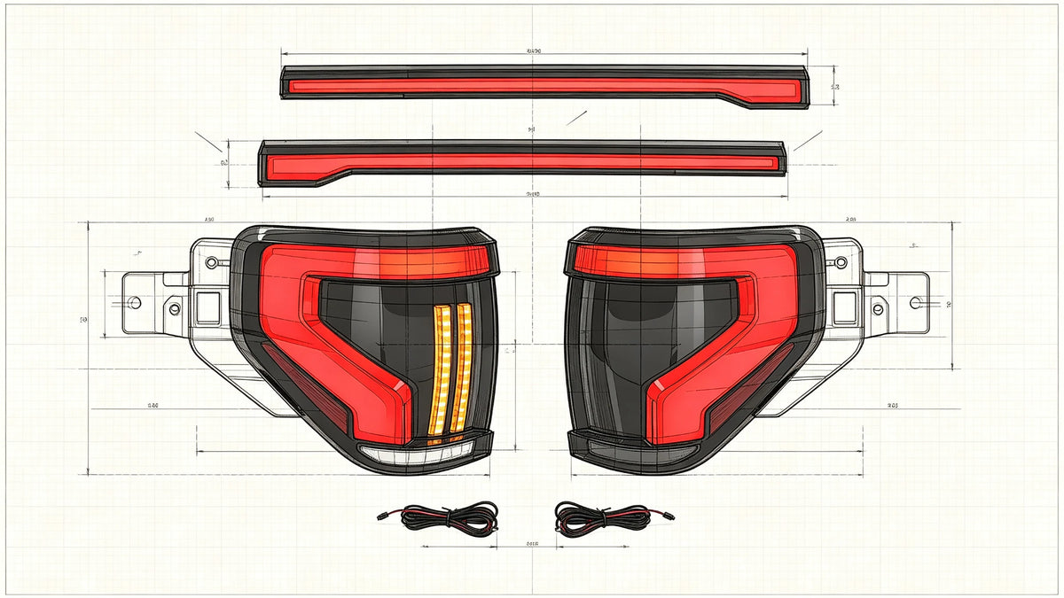 2009-2014 Ford F-150 & SVT Raptor Sequential LED Tail Lights Assembly
